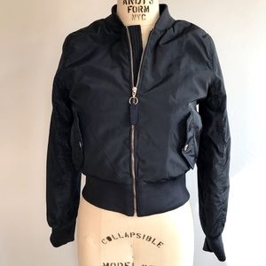 Navy Bomber Jacket